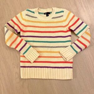 Gap kids rainbow sweater size 8